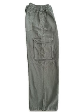 H&M Women’s Olive Green Ultra High Waisted Cargo Pants Pull On Size 30